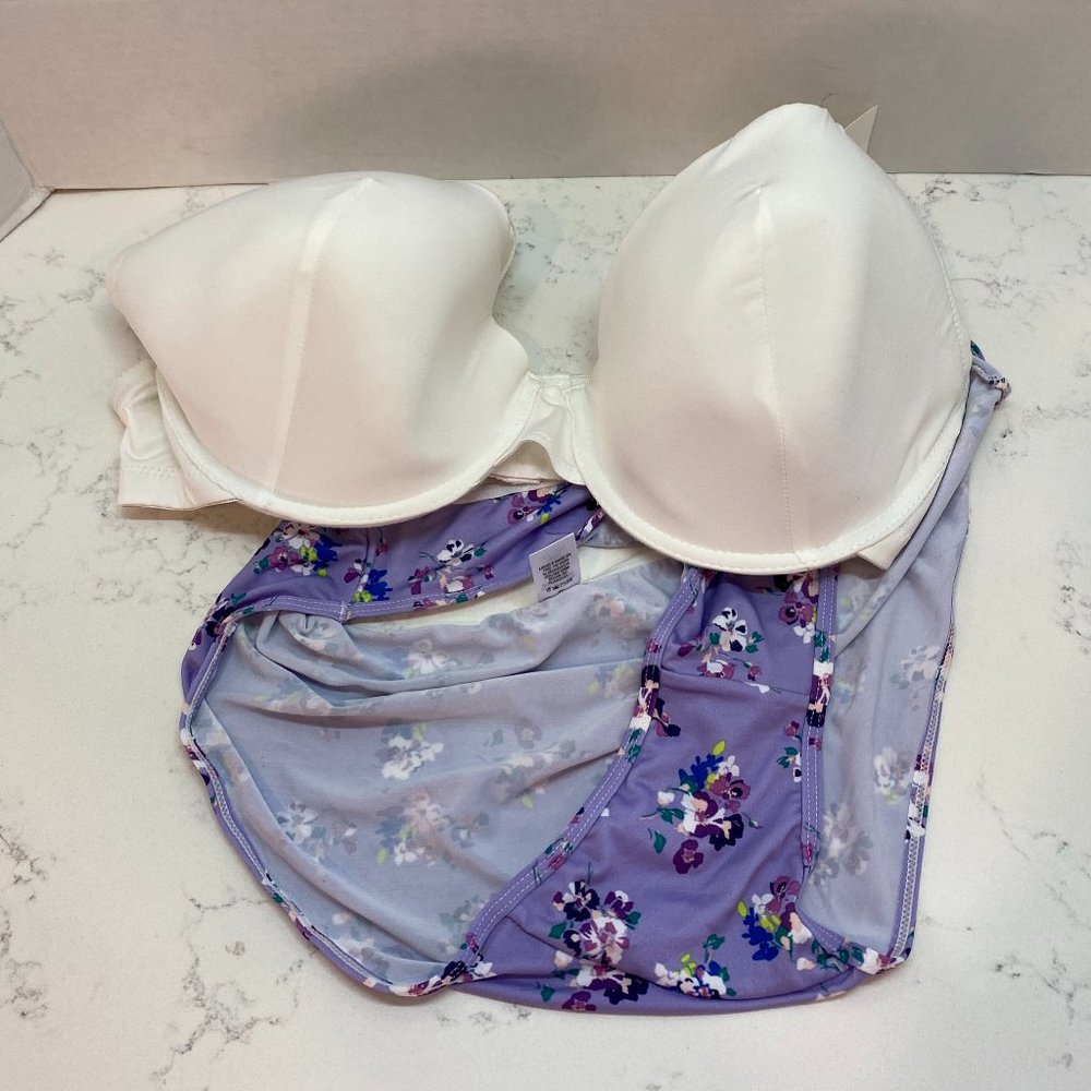 Women's Plus T-Shirt Bra & Bikini Panty
